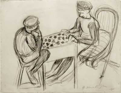Damspelers door Henri Matisse