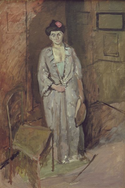 Madame Matisse en Japonaise (De Japanse Dame) 1901 (olieverf op doek) door Henri Matisse