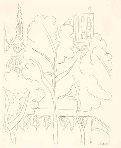 Notre-Dame, Parijs door Henri Matisse