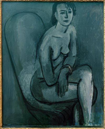 Grijs naakt met armband door Henri Matisse