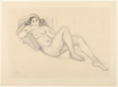 Naakt met tulband door Henri Matisse