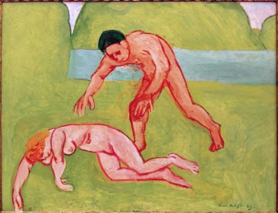 Nimf en sater door Henri Matisse