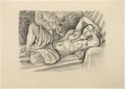 Odaliske met magnolia door Henri Matisse