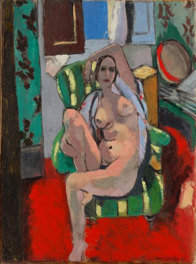 Odaliske met tamboerijn door Henri Matisse