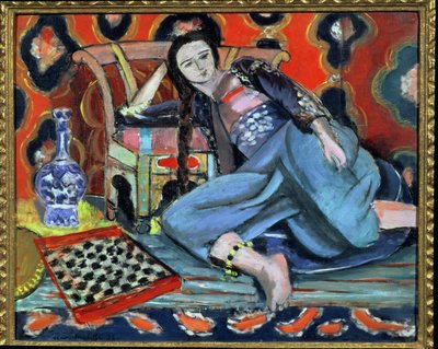 Odaliske met een Turkse Stoel door Henri Matisse