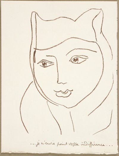 Pagina uit Portugese brieven door Henri Matisse