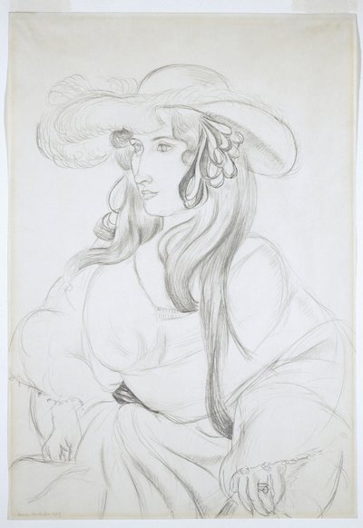 Gepluimde Hoed door Henri Matisse