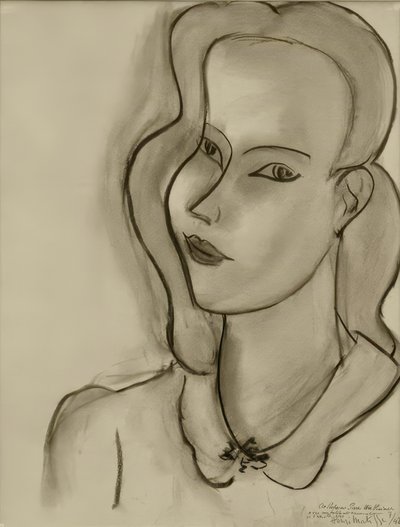 Portret van een vrouw door Henri Matisse