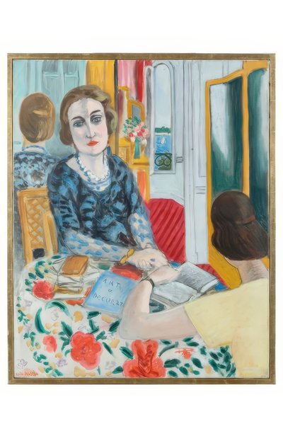 Portret van barones Gourgaud, Eva Gebhardt door Henri Matisse