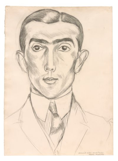 Portret van Léonide Massine door Henri Matisse