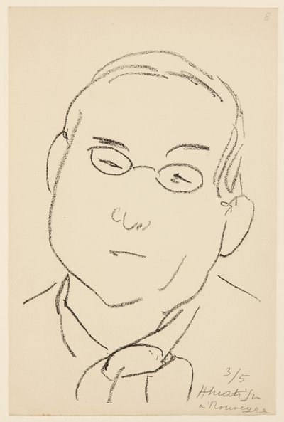 Portret van Paul Léautaud door Henri Matisse