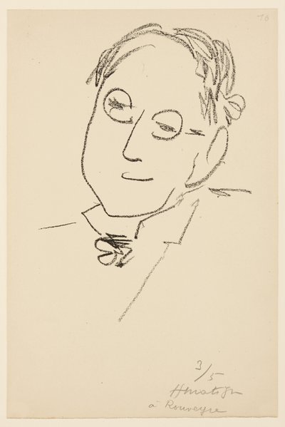 Portret van Paul Léautaud door Henri Matisse