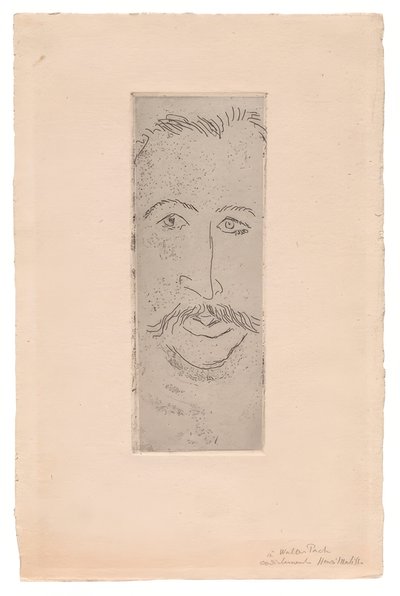 Portret van Walter Pach door Henri Matisse