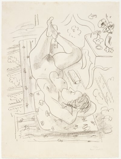 Liggend naakt door Henri Matisse