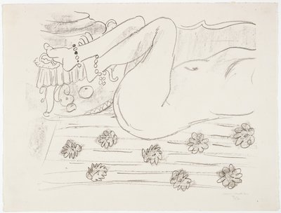 Liggend naakt door Henri Matisse