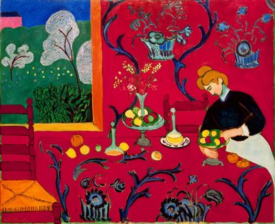 Rode kamer (Harmonie in rood door Henri Matisse
