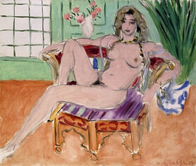 Zittende Odalisque door Henri Matisse