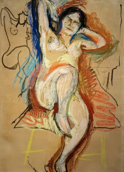 Zittend vrouwelijk naakt door Henri Matisse
