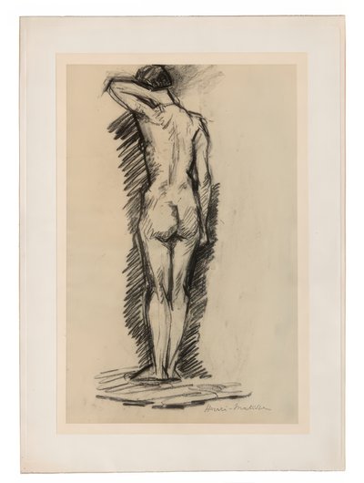 Staand vrouwelijk naakt op de rug gezien door Henri Matisse