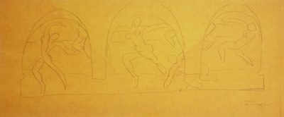 Studeren voor de dans door Henri Matisse