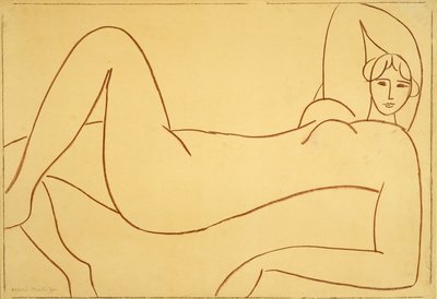 Studie naar het Roze Naakt door Henri Matisse
