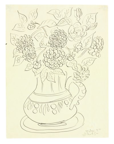 Het boeket door Henri Matisse