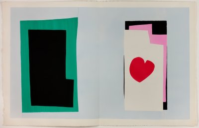 Het hart, van Jazz door Henri Matisse