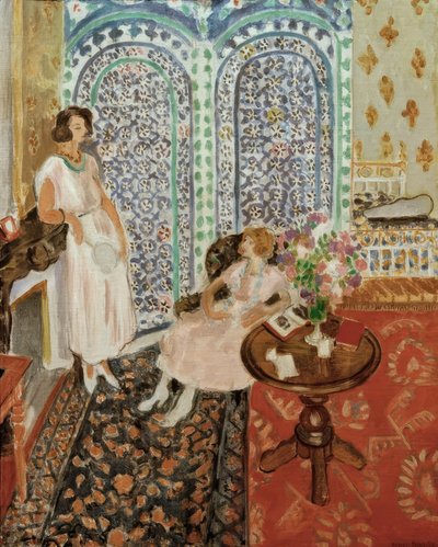 Het Moorse scherm door Henri Matisse