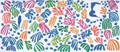 De papegaai en de zeemeermin door Henri Matisse