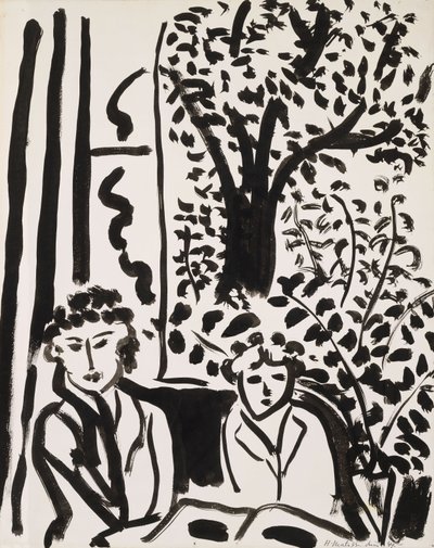 De stilte die in huizen woont door Henri Matisse