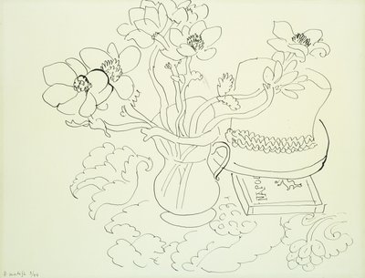 Anemoon vaas door Henri Matisse