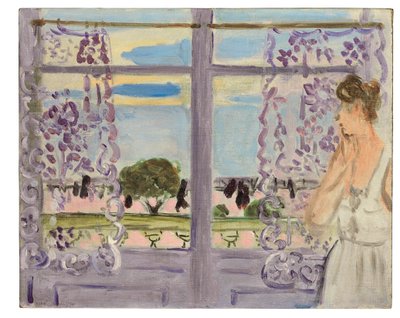 Vrouw bij het raam door Henri Matisse