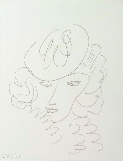 Vrouw met hoed door Henri Matisse