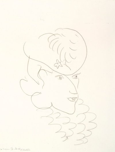 Vrouw met hoed door Henri Matisse