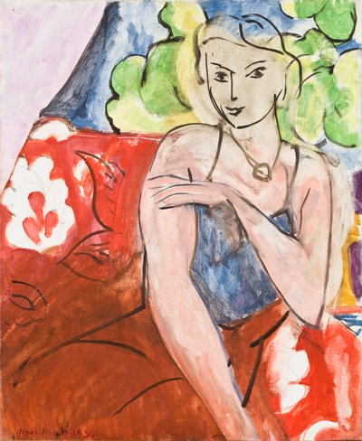 Zittend jong meisje (La Biche) door Henri Matisse