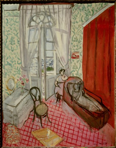 femmes au canape ou le divan 1921 (olieverf op doek ) door Henri Matisse