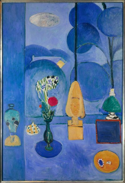 la fenetre bleue 1911 (Olieverf op doek) door Henri Matisse