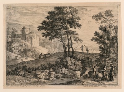 De brug onder de hoofdweg door Henri Mauperche