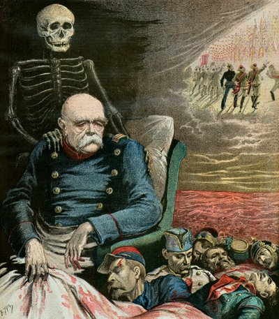 Karikatuurportret van Otto von Bismarck door Henri Meyer