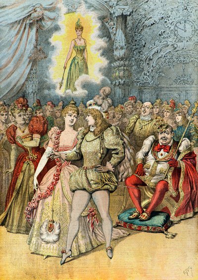 Het gezelschap van het Theater du Chatelet door Henri Meyer