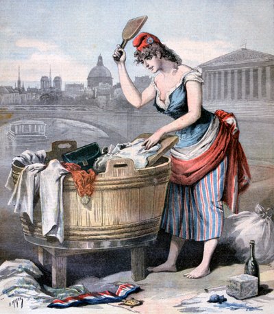 Marianne, de koningin van de wasvrouwen, 1893 door Henri Meyer