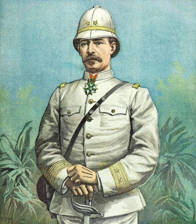 Portret van generaal Alfred Dodds door Henri Meyer