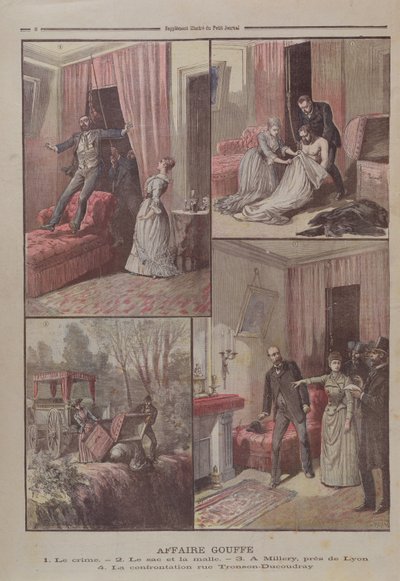 Het Gouffe-mysterie, illustraties uit 
