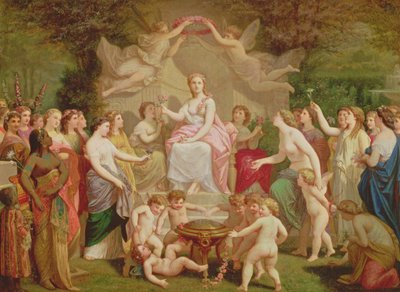 Allegorie van de Lente, 1871 door Henri Pierre Picou