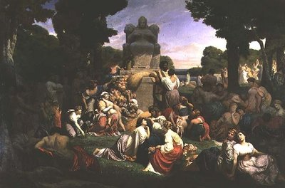 Hulde aan de natuur, 1850 door Henri Pierre Picou