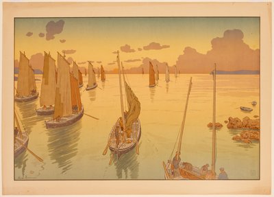 Aspecten van de natuur, nr. 11: Zonsondergang door Henri Rivière