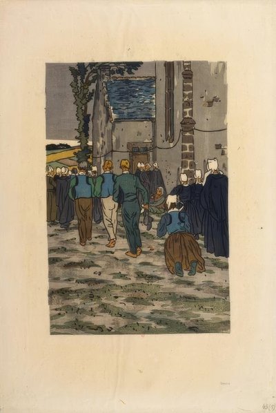 De Vergeving van Sainte-Anne-la-Palud door Henri Rivière