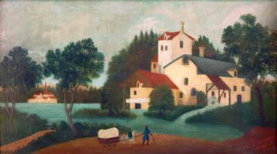 Het Span voor de Molen door Henri Rousseau