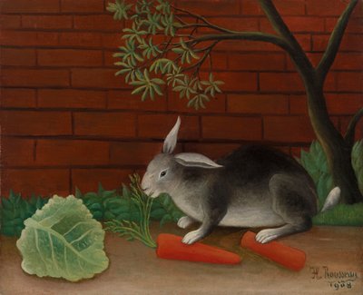 De maaltijd van het konijn door Henri Rousseau