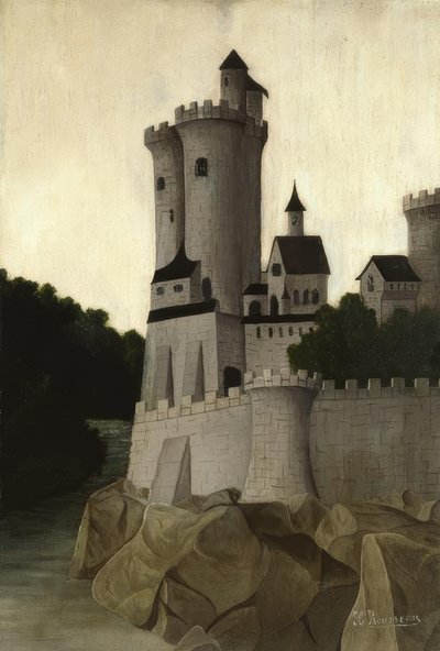 Een Citadel door Henri Rousseau